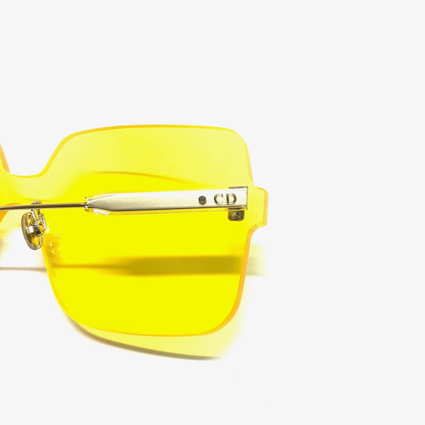 DIOR - Dior Color Quake 1 Yellow Large Sunglasses MU1U1