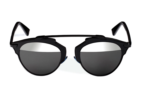 DIOR SO REAL BLACK - GRAY AND SILVER MIRROR LENS -  - Sunglasses - Sunglass Trend - 2