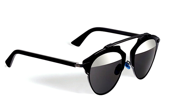 DIOR SO REAL BLACK - GRAY AND SILVER MIRROR LENS -  - Sunglasses - Sunglass Trend - 3