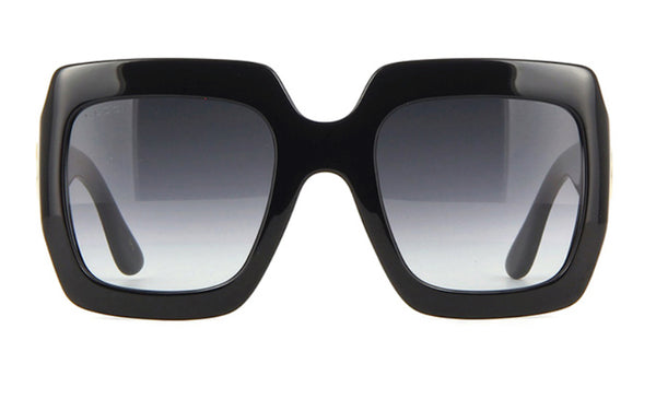 GUCCI gg0053s 001 Womens Large Black Square Gucci Sunglasses