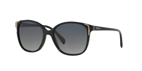 PRADA PR 01OS 1AB3M1 | BLACK PRADA SUNGLASSES -  - Sunglasses - Sunglass Trend - 1