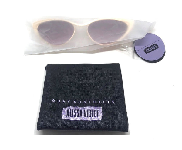 QUAY AUSTRALIA Alissa Violet Boss Cat Eye Sunglasses