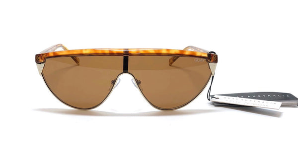 QUAY AUSTRALIA Goldie Large Shield Sunglasses