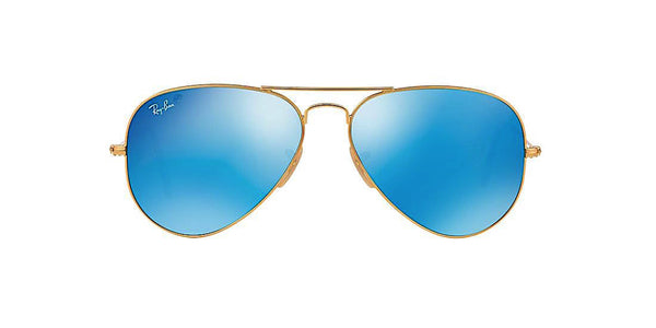 RAY BAN RB 3025 112/17 GOLD WITH BLUE FLASH -  - Sunglasses - Sunglass Trend - 2