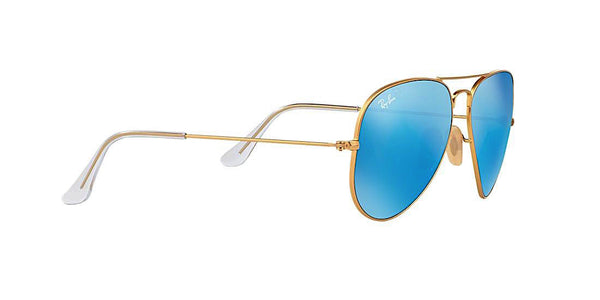 RAY BAN RB 3025 112/17 GOLD WITH BLUE FLASH -  - Sunglasses - Sunglass Trend - 3
