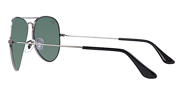 RAY BAN RB 3025 W0879 GUNMETAL WITH CRYSTAL GREEN LENSES -  - Sunglasses - Sunglass Trend - 7