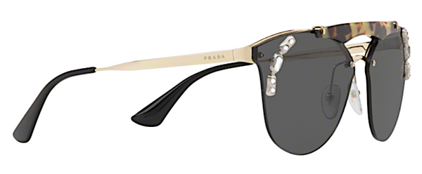 PRADA SPR 53U IBN5S0 Ornate Oversized Sunglasses