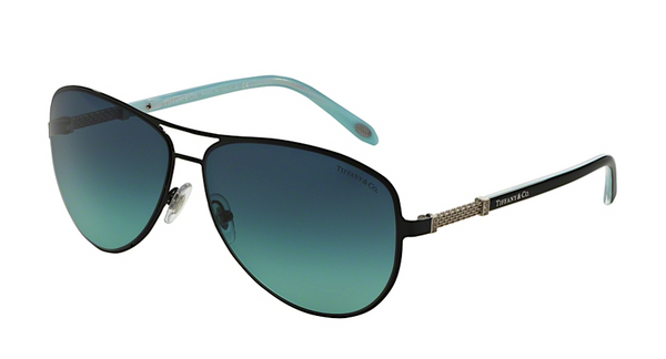 TIFFANY & Co. TF 3048 B | BLACK AND TIFFANY BLUE -  - Sunglasses - Sunglass Trend - 2