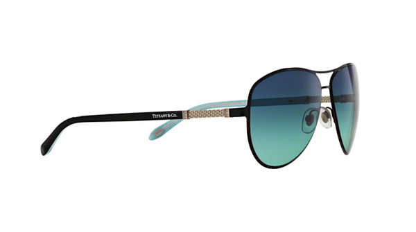 TIFFANY & Co. TF 3048 B | BLACK AND TIFFANY BLUE -  - Sunglasses - Sunglass Trend - 4