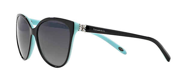 TIFFANY & Co. TF 4089B 80553C | BLACK AND TIFFANY BLUE -  - Sunglasses - Sunglass Trend - 5